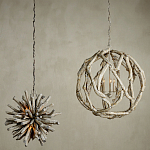 Люстра круглая в виде веток деревьев Natural Driftwood варинант исполнения - 4 | Loft Concept в Ижевске