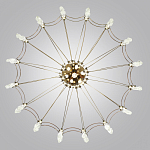 Люстра подвесная из металла с прозрачными подвесками из хрусталя Quasar 93 варинант исполнения - 4 | Loft Concept в Ижевске