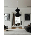 Подвесной вязаный черный светильник «Моника» варинант исполнения - 2 | Loft Concept в Ижевске