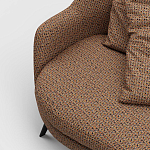 Мебельная ткань Шенилл терракотовый цвет 142 см T4-58 варинант исполнения - 4 | Loft Concept в Ижевске