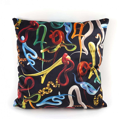 Подушка Seletti Cushion Snakes Toiletpaper Подушка Seletti Cushion Snakes Toiletpaper