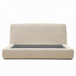 Кровать со съемным бежевым чехлом из ткани букле White Boucle Collection варинант исполнения - 3 | Loft Concept в Ижевске