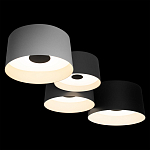 Потолочный светильник с 4-мя цилиндрическими абажурами белого серого и черного цвета Urban Dome варинант исполнения - 4 | Loft Concept в Ижевске