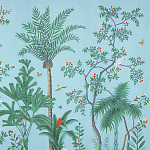 Обои ручная роспись Amazonia Duck Egg варинант исполнения - 2 | Loft Concept в Ижевске
