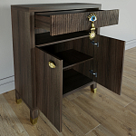 Комод Elsa Dreams Walnut Двухстворчатый  варинант исполнения - 1 | Loft Concept в Ижевске