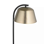 Торшер на изогнутом основании в сочетании черного и золотистого цвета Stable Base варинант исполнения - 2 | Loft Concept в Ижевске