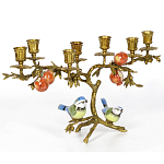 Бронзовый подсвечник на 7 свечей Eden Garden варинант исполнения - 2 | Loft Concept в Ижевске