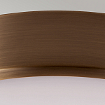 Потолочный светильник круглой формы с белым выпуклым матовым плафоном Feiss варинант исполнения - 3 | Loft Concept в Ижевске