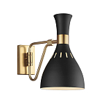 Бра с плафоном в форме песочных часов с узкими перфорированными отверстиями Feiss варинант исполнения - 1 | Loft Concept в Ижевске