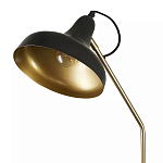 Торшер с плафоном в форме купола в сочетании черного и золотистого цвета Minimalist Execution варинант исполнения - 1 | Loft Concept в Ижевске