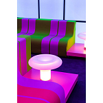 Дизайнерский кофейный стол на круглых ножках Poltronova T02 Pink Coffee Table варинант исполнения - 8 | Loft Concept в Ижевске