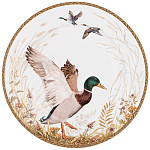 Тарелка закусочная из фарфора с изображением утки Hunting Porcelain Collection варинант исполнения - 1 | Loft Concept в Ижевске