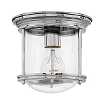 Потолочный светильник для ванных комнат с цилиндрическим стеклянным плафоном и одной лампой Hinkley варинант исполнения - 13 | Loft Concept в Ижевске