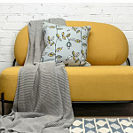 Чехол на подушку с рисунком и вышивкой Aurora Allure Sprout варинант исполнения - 5 | Loft Concept в Ижевске