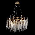 Люстра на подвесе с каркасом из металла и прозрачными подвесками из стекла Droplet Chandelier варинант исполнения - 2 | Loft Concept в Ижевске