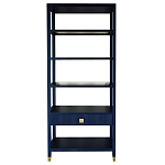 Стеллаж Elsa Dreams Blue со стеклянными полками и ящиком варинант исполнения - 7 | Loft Concept в Ижевске