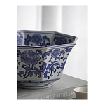 Чаша белая с синим цветочным узором Chino Dishes варинант исполнения - 5 | Loft Concept в Ижевске