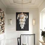 Бра настенное высокое из стеклянных трубочек Gladia варинант исполнения - 3 | Loft Concept в Ижевске