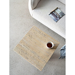 Столик приставной с квадратной столешницей Textured Cream Table варинант исполнения - 5 | Loft Concept в Ижевске