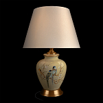 Настольная лампа бежевая с изображением птиц Slip Away варинант исполнения - 2 | Loft Concept в Ижевске