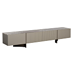 Тумба под телевизор серая с мраморной столешницей Uniqueness Marble варинант исполнения - 1 | Loft Concept в Ижевске