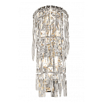 Бра с каскадом из прозрачного хрусталя и корпусом из металла цвета хром Constant Sparks варинант исполнения - 2 | Loft Concept в Ижевске