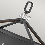 Бра в черном цвете с двумя лампами в форме свечи и стеклянными элементами Hinkley варинант исполнения - 2 | Loft Concept в Ижевске