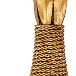 Люстра золотая с декором в виде перьев Bunch of Feathers варинант исполнения - 2 | Loft Concept в Ижевске