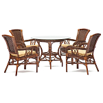 Комплект обеденный из ротанга Eloise варинант исполнения - 1 | Loft Concept в Ижевске