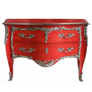 Комод L.XV CHEST OF DRAWERS IN THE STYLE OF B.V.R Coquelicot