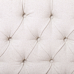 Кровать двуспальная светло-бежевая с основанием из массива дуба с мягким изголовьем Flax Beds варинант исполнения - 4 | Loft Concept в Ижевске