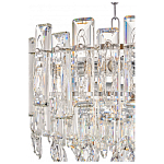 Круглая люстра с хрустальными подвесками на серебряном каркасе Gorgeous Crystal Light варинант исполнения - 4 | Loft Concept в Ижевске