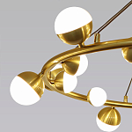 Люстра подвесная светодиодная с плафонами в форме шара Italian Globe Cedar Moss Light варинант исполнения - 3 | Loft Concept в Ижевске