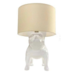 Настольная лампа COLLECTION OF DOGS с абажуром Бульдог варинант исполнения - 2 | Loft Concept в Ижевске