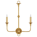 Бра настенное золотого цвета в форме подсвечника Graceful Smoothness варинант исполнения - 3 | Loft Concept в Ижевске