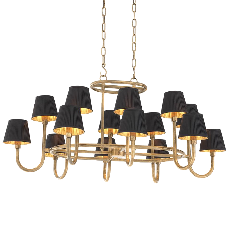 Люстра Chandelier Sparrows Латунь Черный в Ижевске | Loft Concept 