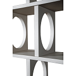 Белый дизайнерский Стеллаж Ring White Wood Bookcase варинант исполнения - 3 | Loft Concept в Ижевске