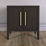 Тумбочка Primo с дверцами шпон темный орех варинант исполнения - 2 | Loft Concept в Ижевске