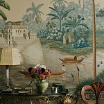 Обои ручная роспись River Scenes of Bengal Kolkata варинант исполнения - 5 | Loft Concept в Ижевске