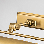 Светильник для картин цвета состаренная латунь с широким плафоном на прямоугольном основании Elstead Lighting варинант исполнения - 9 | Loft Concept в Ижевске