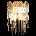 Бра с эффектом стекающего стекла и прозрачными трубками Textured Glass варинант исполнения - 1 | Loft Concept в Ижевске