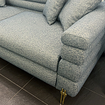 Дизайнерский Диван Lancaster Серо-голубое букле варинант исполнения - 2 | Loft Concept в Ижевске