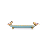 Блюдо фарфоровое Экзотические птички Vivole варинант исполнения - 2 | Loft Concept в Ижевске