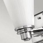 Бра для ванных комнат с белыми стеклянными конусными плафонами Hinkley варинант исполнения - 8 | Loft Concept в Ижевске