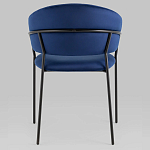 Стул в велюре синего цвета Horizon варинант исполнения - 4 | Loft Concept в Ижевске