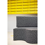 Дизайнерский модульный диван волнистой формы с цветным принтом Poltronova Superonda Sofa варинант исполнения - 19 | Loft Concept в Ижевске