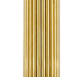 Подвесной светильник золотой в форме цилиндра из тонких металлических трубок  Long Tubular Lampshade варинант исполнения - 1 | Loft Concept в Ижевске