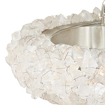 Люстра светодиодная фактурная в форме кольца Amber Crystal варинант исполнения - 2 | Loft Concept в Ижевске