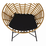 Стул круглый с ротанговым плетением Round Wicker Stool варинант исполнения - 5 | Loft Concept в Ижевске