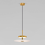 Светодиодный подвесной светильник латунь с мраморным рассеивателем варинант исполнения - 1 | Loft Concept в Ижевске